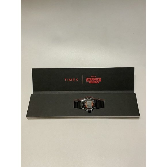 Timex Atlantis x Stranger Things 40mm Resin Strap Black Watch TW2V51000 - Picture 3 of 6